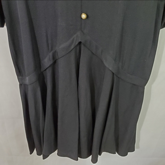 VTG Anthony Mark Hawkins Black Shift Midi Dress - Picture 3 of 12
